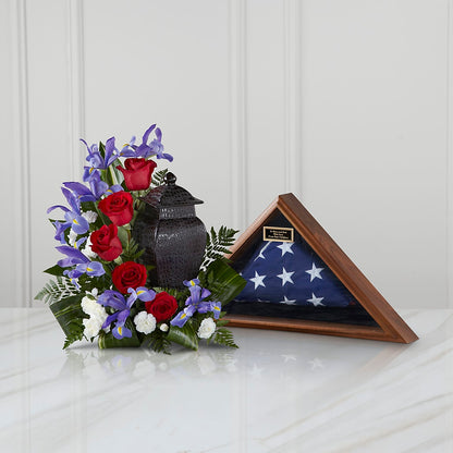 Patriotic Tribute Arrangement –  A Special Design Florist, Newport News VA