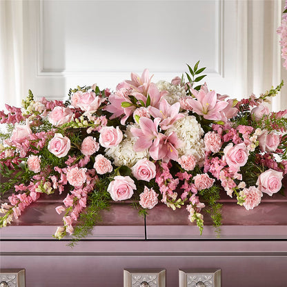 Life & Remembrance Casket Spray –  A Special Design Florist, Newport News VA