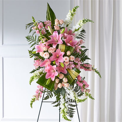 Elegant Embrace Standing Spray –  A Special Design Florist, Newport News VA