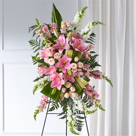 Elegant Embrace Standing Spray –  A Special Design Florist, Newport News VA
