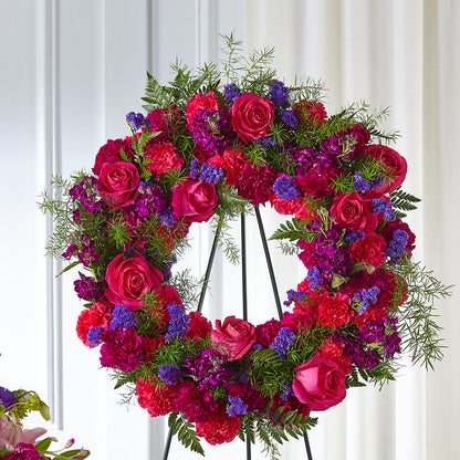 Calming Colors Wreath –  A Special Design Florist, Newport News VA