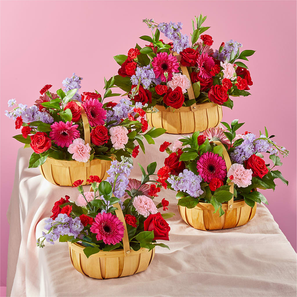 Pink Picnic Basket –  A Special Design Florist, Newport News VA