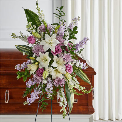 Grateful Hearts Standing Spray –  A Special Design Florist, Newport News VA
