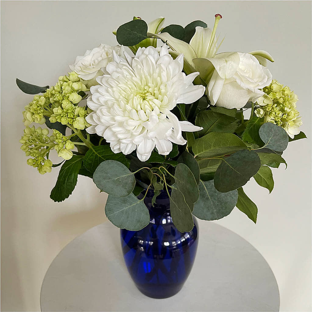 Snowy Dreams Bouquet –  A Special Design Florist, Newport News VA