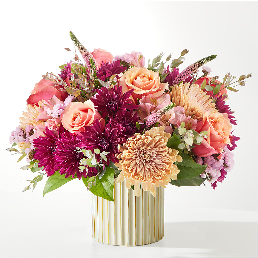 Berry Cobbler Bouquet with Ivory Vase –  A Special Design Florist, Newport News VA