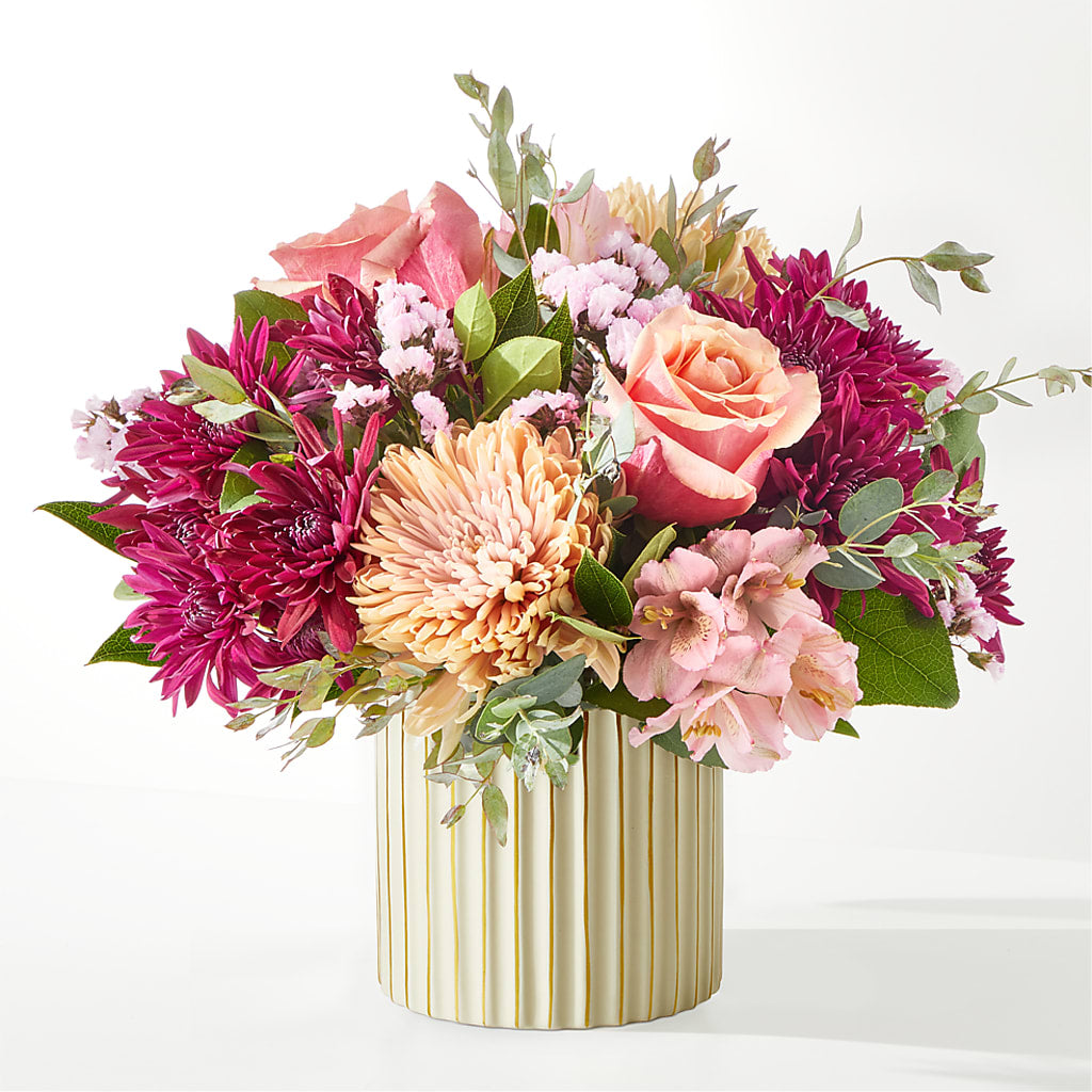 Berry Cobbler Bouquet with Ivory Vase –  A Special Design Florist, Newport News VA
