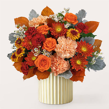 Merlot Bouquet with Ivory Vase –  A Special Design Florist, Newport News VA