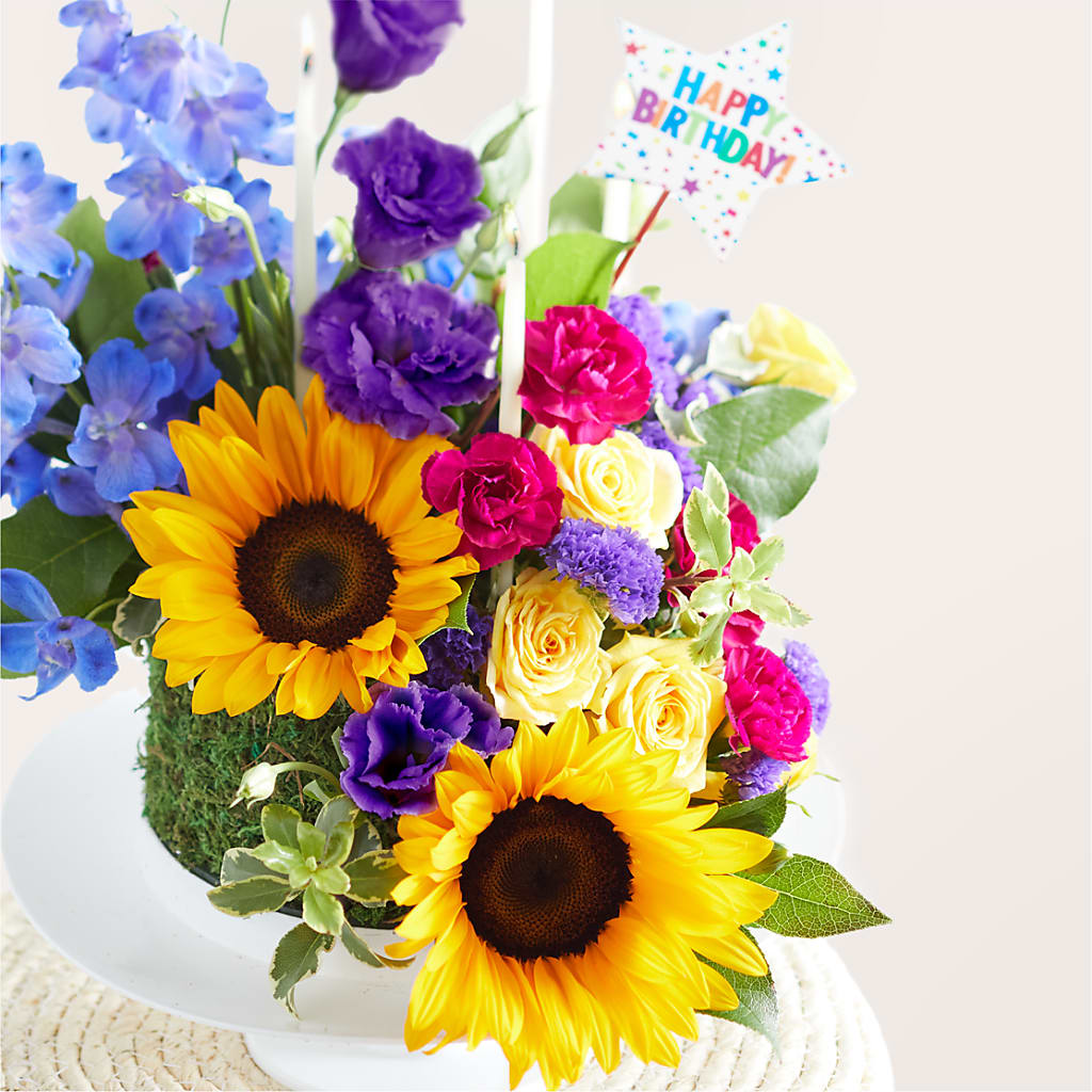Star of the Day Floral Cake –  A Special Design Florist, Newport News VA