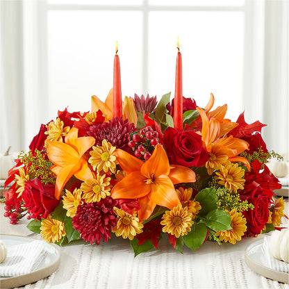 Autumn's Embrace Centerpiece –  A Special Design Florist, Newport News VA