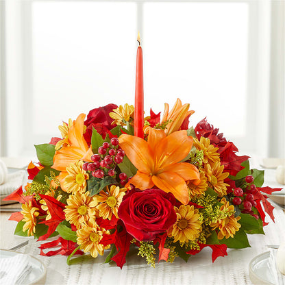 Autumn's Embrace Centerpiece –  A Special Design Florist, Newport News VA