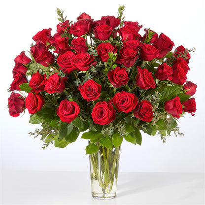 Forever Yours Fifty Stem Red Rose Bouquet –  A Special Design Florist, Newport News VA