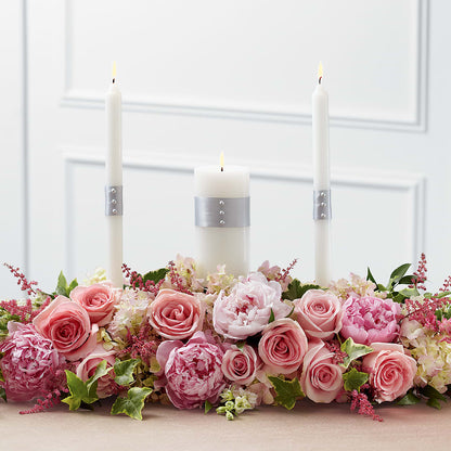 Worldwide Romance Unity Candle Arrangement –  A Special Design Florist, Newport News VA
